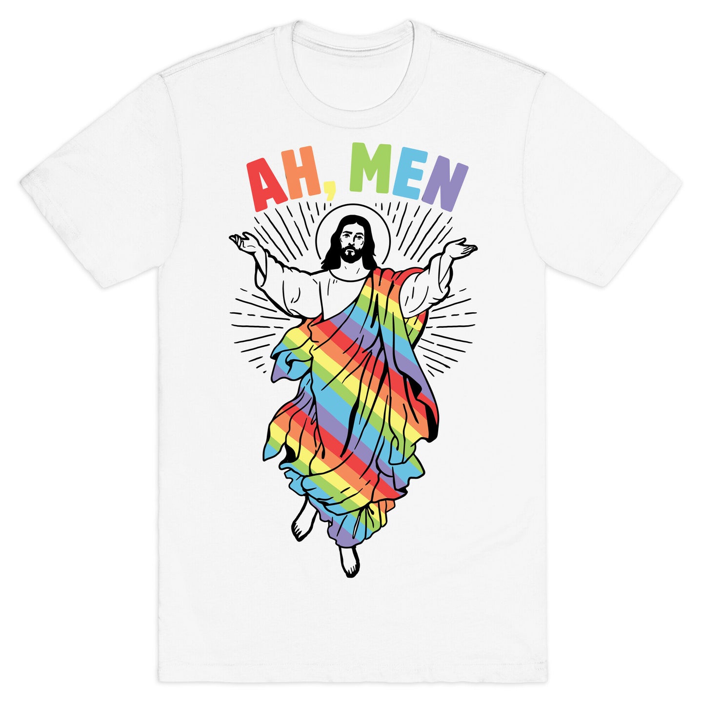 AH, Men Gay Jesus (CmYK) T-Shirt