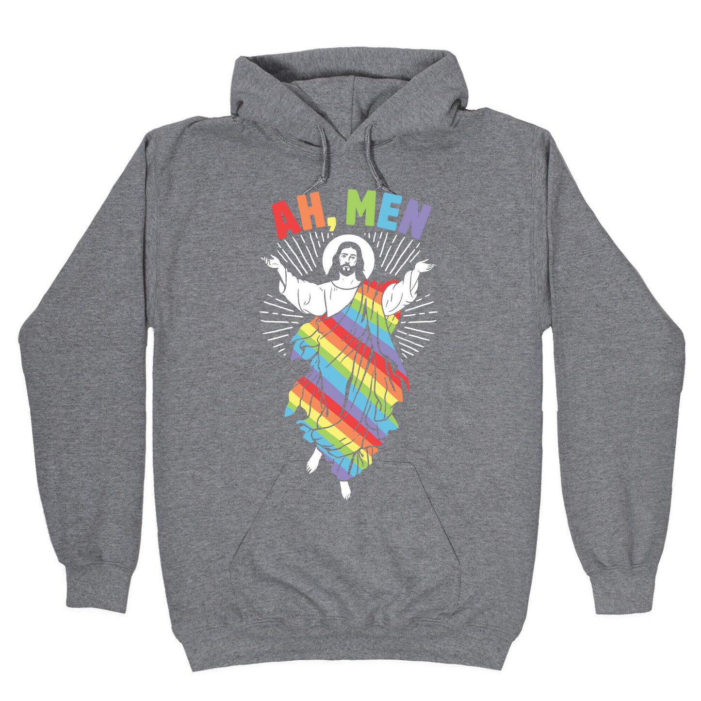 Ah, Men Gay jesus Hoodie