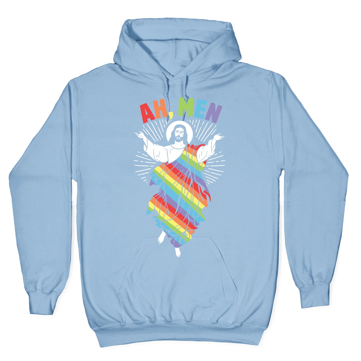 Ah, Men Gay jesus Hoodie