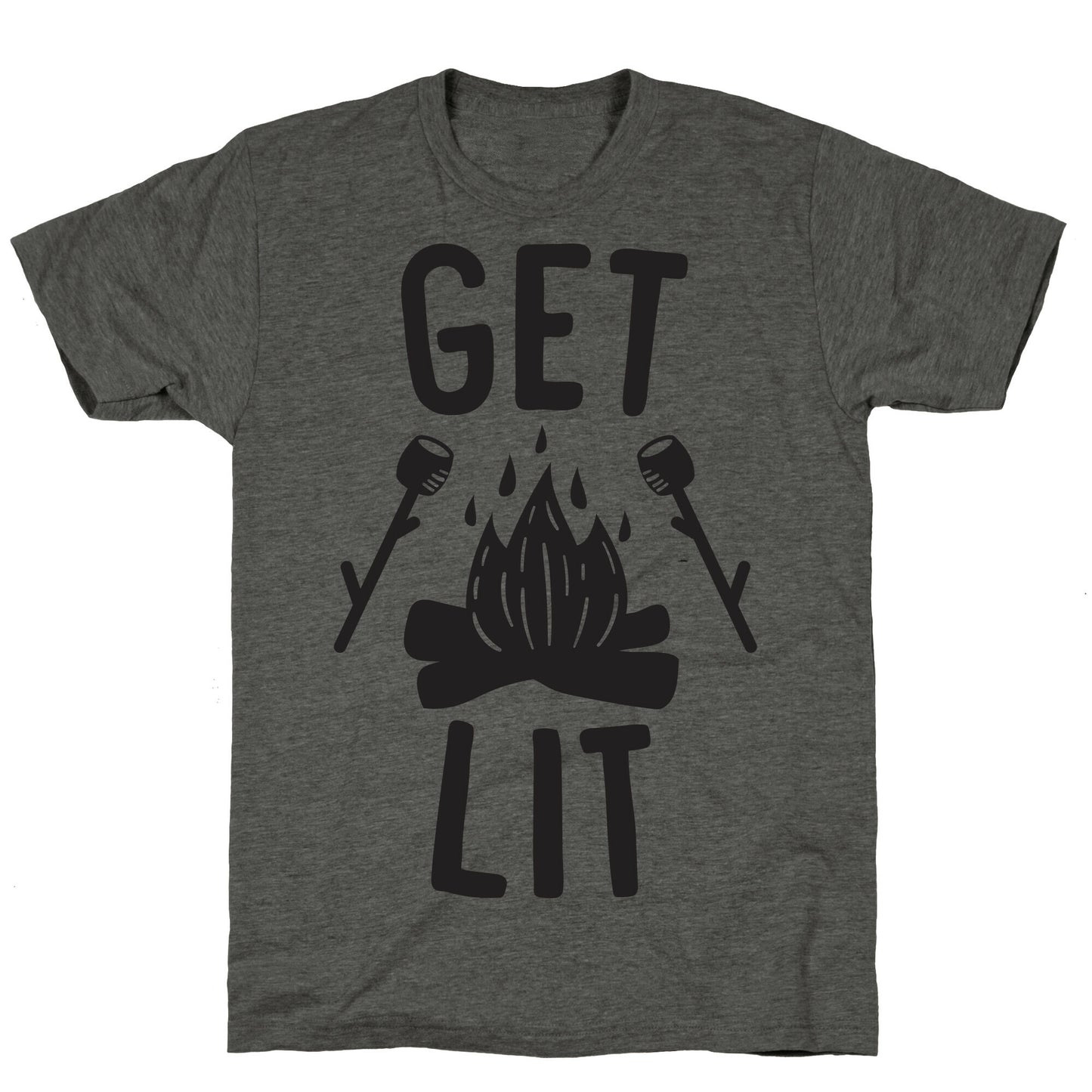 Get Lit - Campfire (CMYK) Unisex Triblend Tee