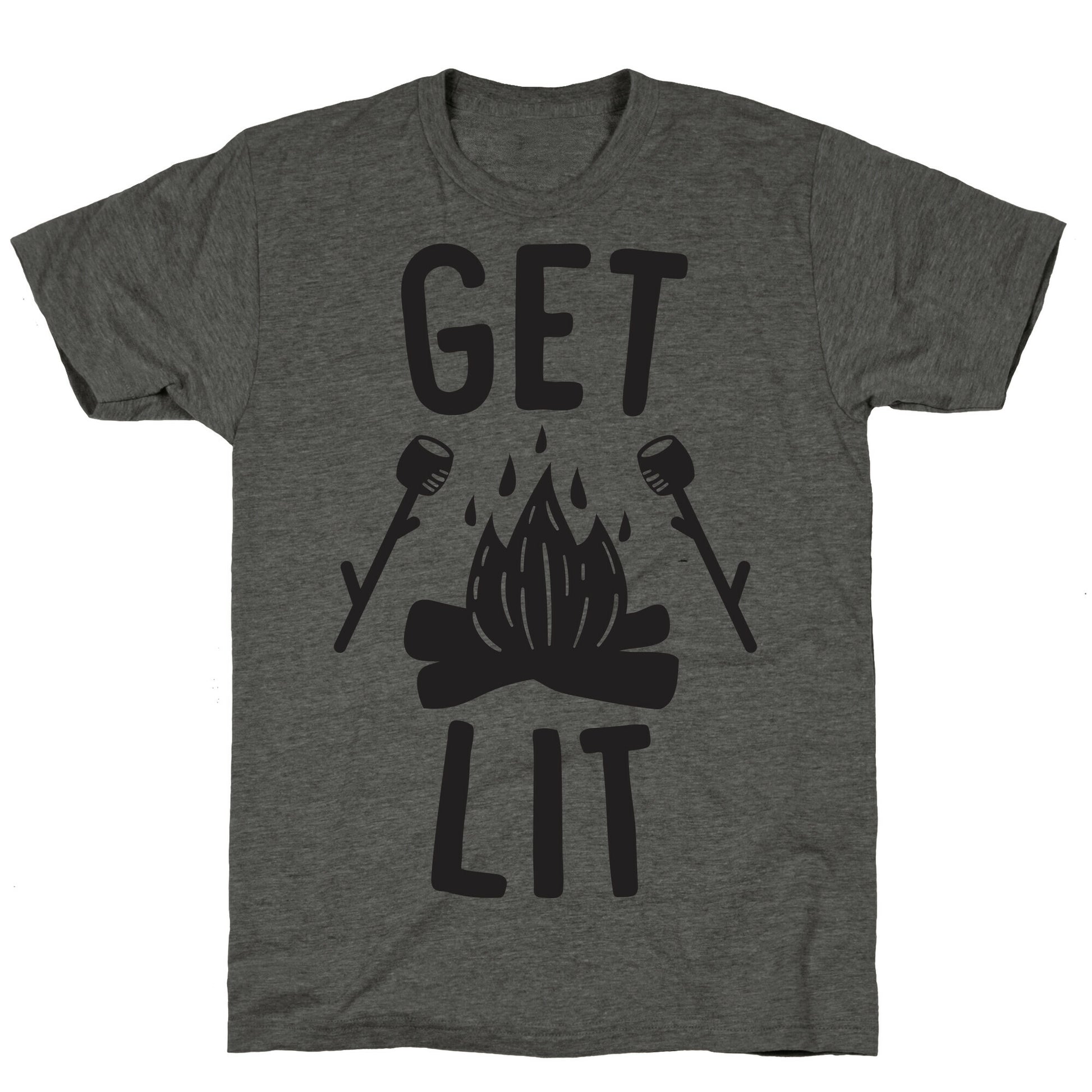 Get Lit - Campfire (CMYK) Unisex Triblend Tee