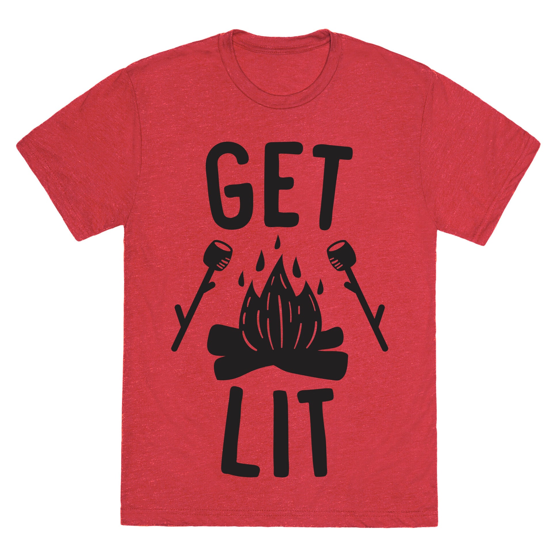 Get Lit - Campfire (CMYK) Unisex Triblend Tee