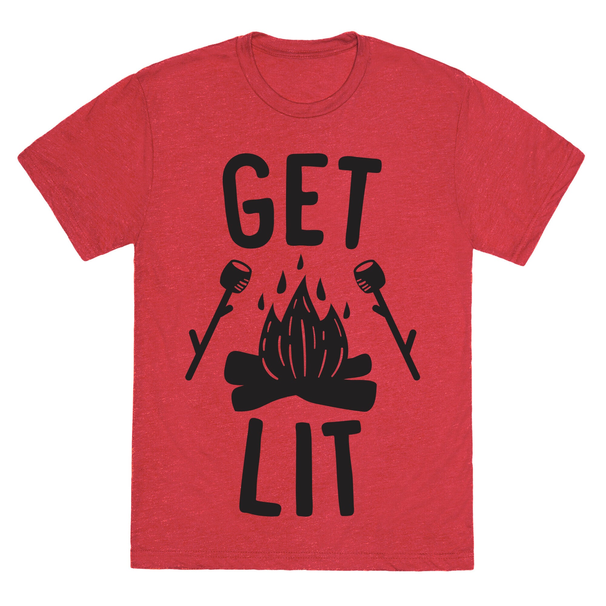 Get Lit - Campfire (CMYK) Unisex Triblend Tee