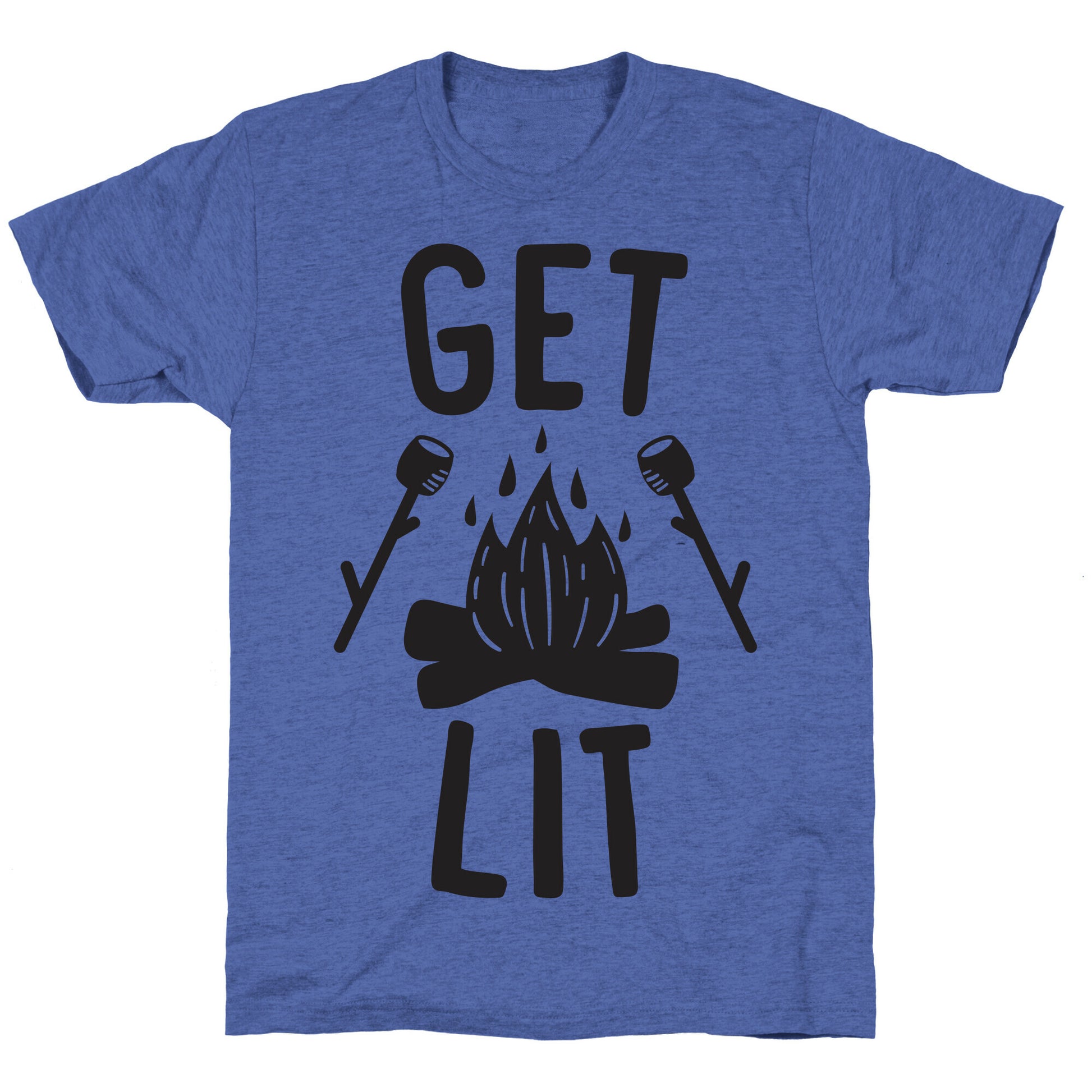 Get Lit - Campfire (CMYK) Unisex Triblend Tee
