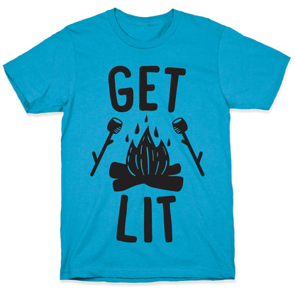 Get Lit - Campfire (CMYK) Unisex Triblend Tee