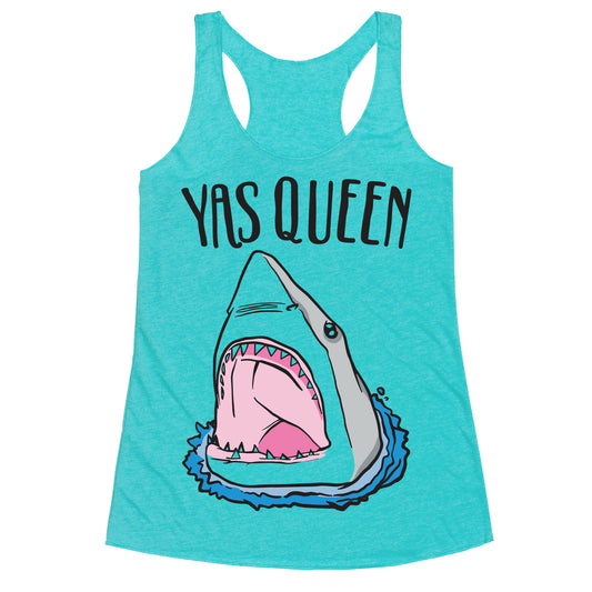 Yas Queen Shark Racerback Tank