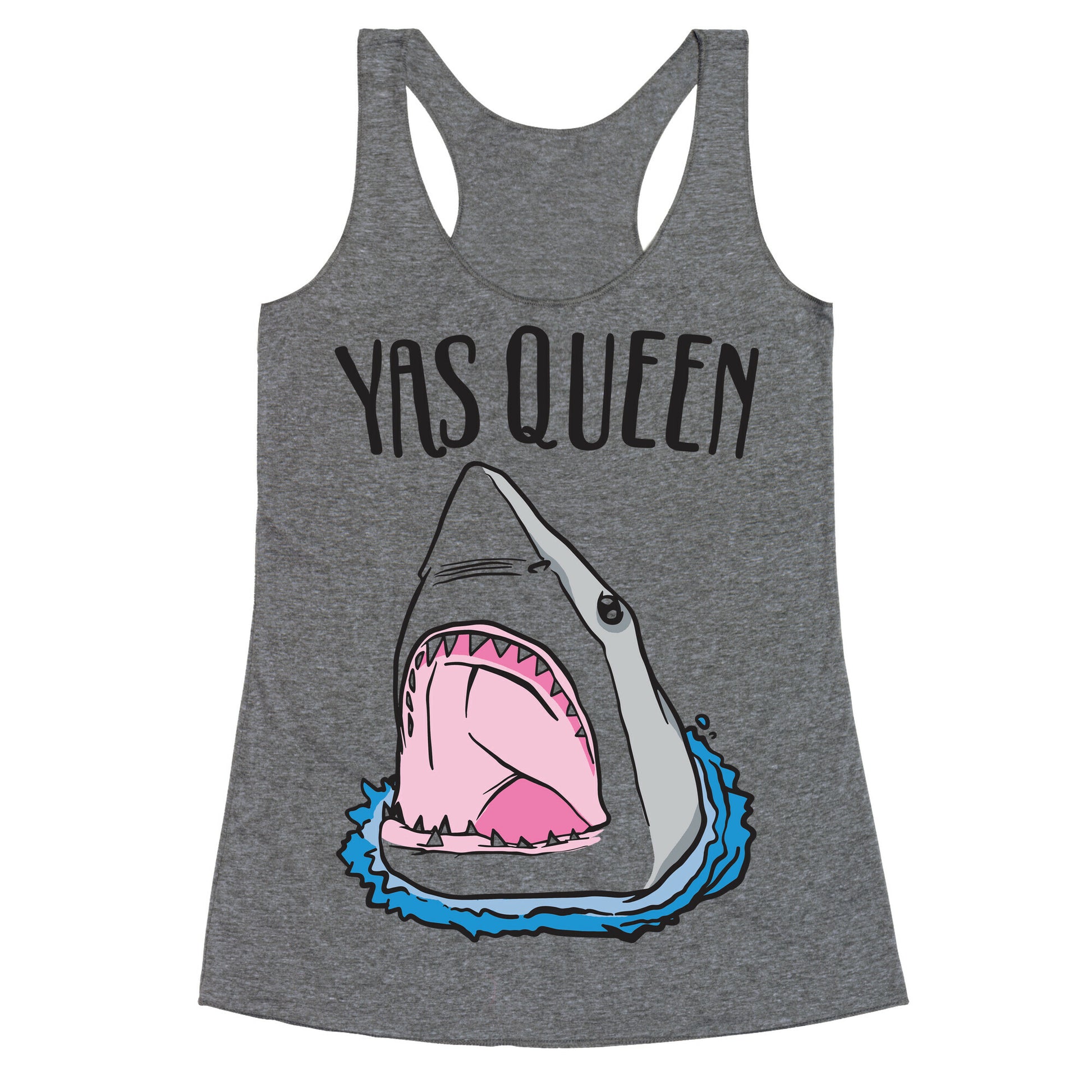 Yas Queen Shark Racerback Tank