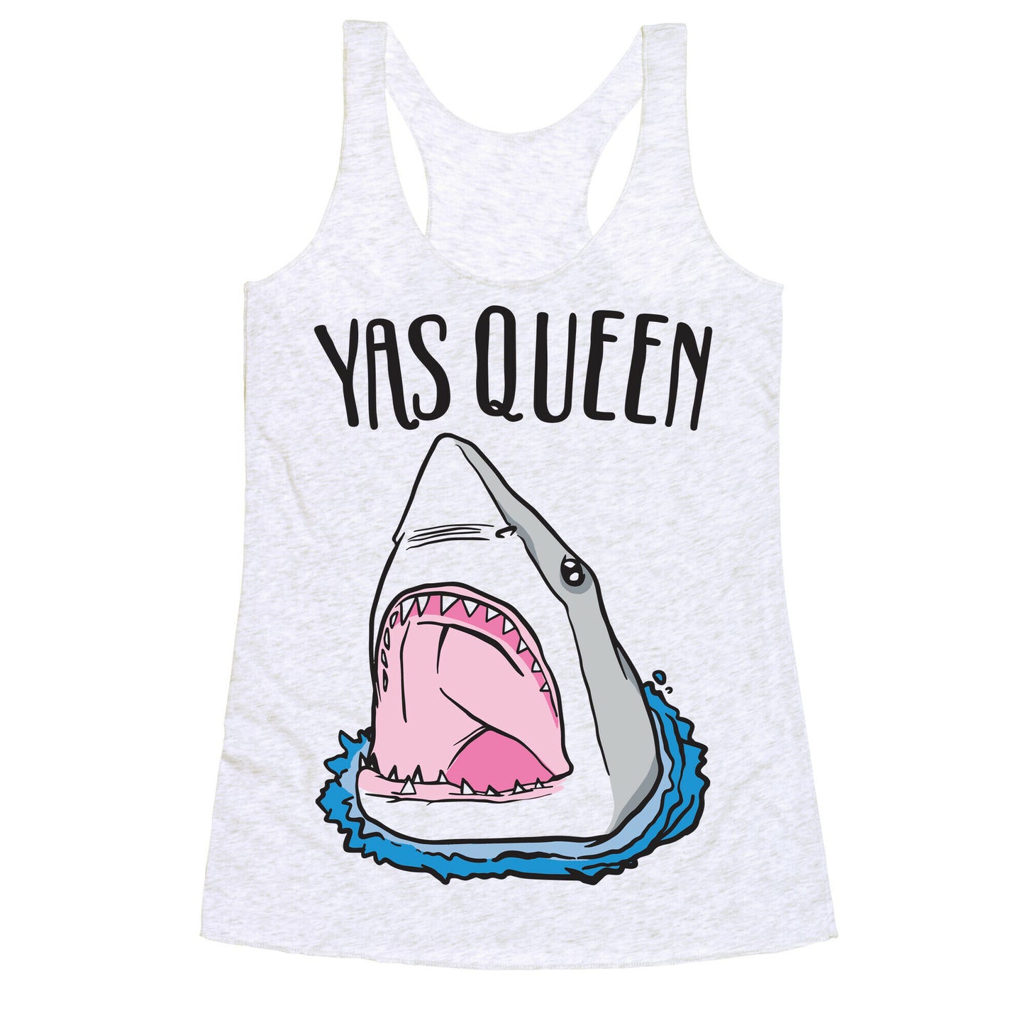 Yas Queen Shark Racerback Tank