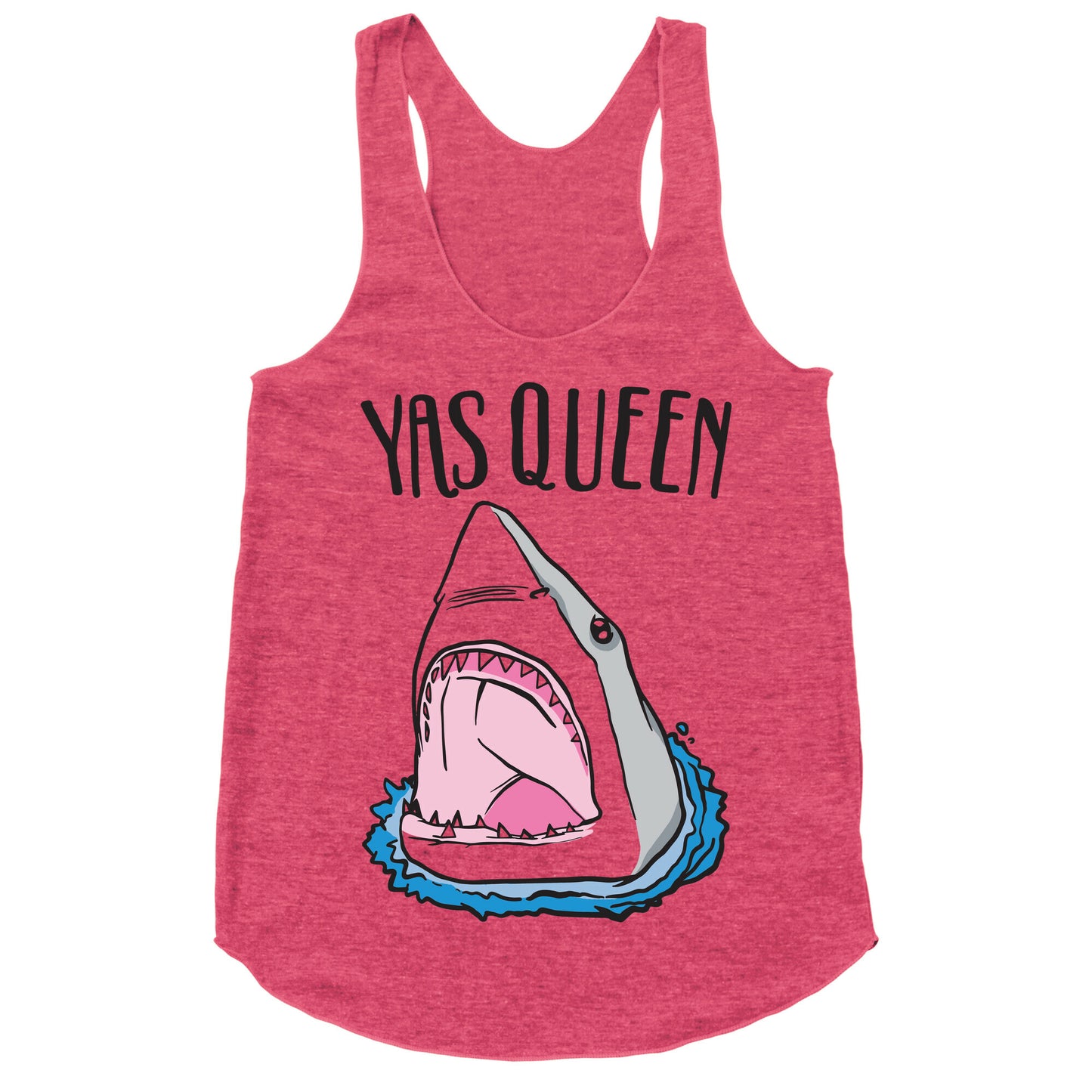 Yas Queen Shark Racerback Tank