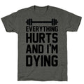 Everything Hurts And I'm Dying (CMYK) Unisex Triblend Tee