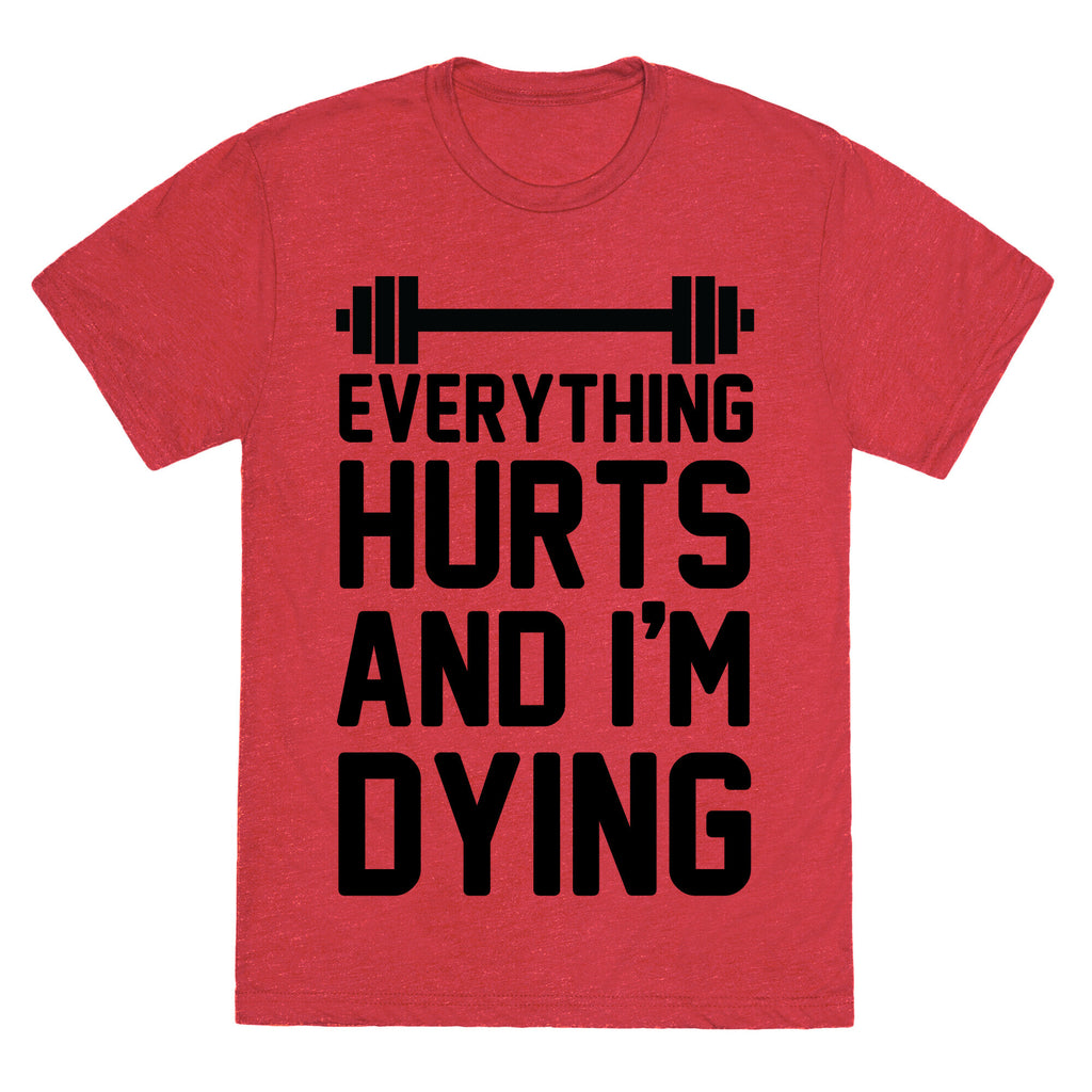 Everything Hurts And I'm Dying (CMYK) Unisex Triblend Tee