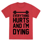 Everything Hurts And I'm Dying (CMYK) Unisex Triblend Tee