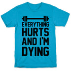 Everything Hurts And I'm Dying (CMYK) Unisex Triblend Tee