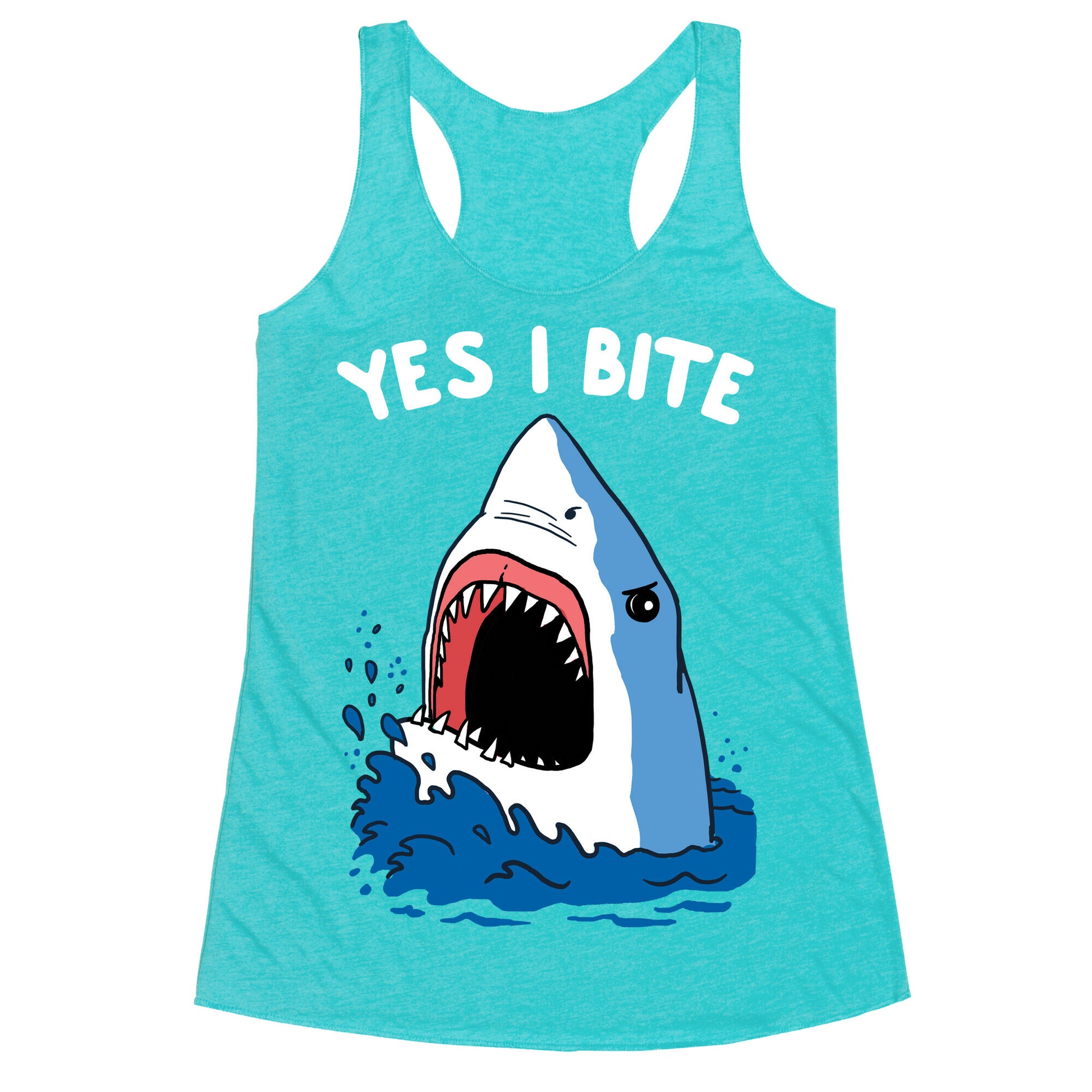 Yes I Bite Racerback Tank