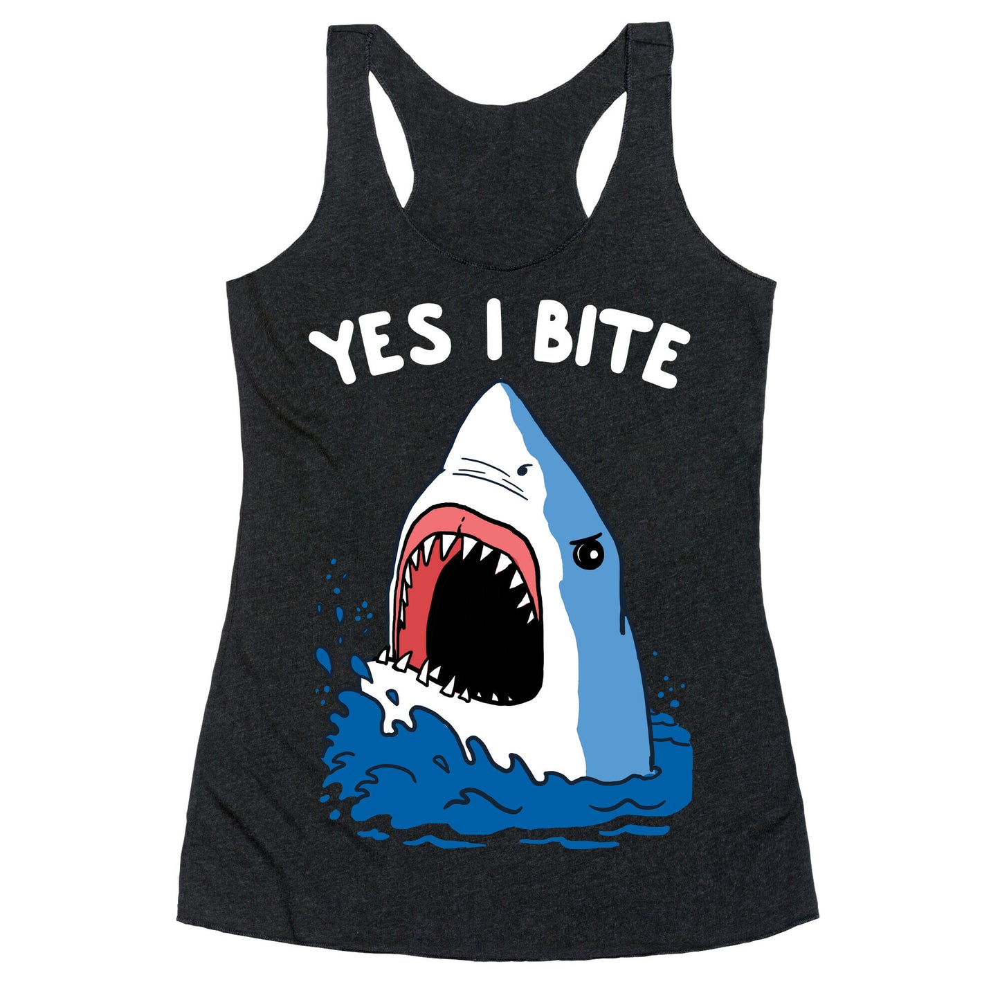 Yes I Bite Racerback Tank