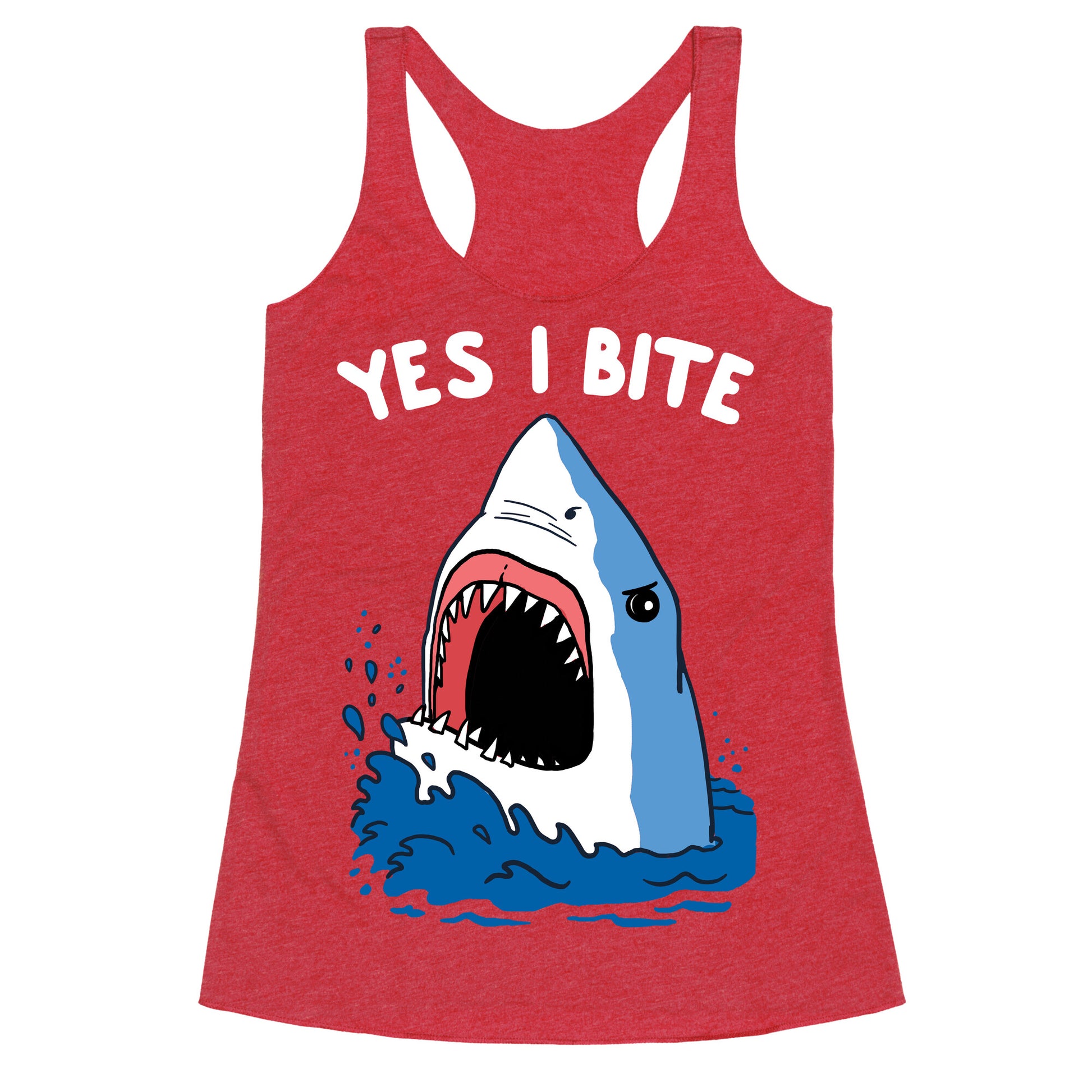 Yes I Bite Racerback Tank