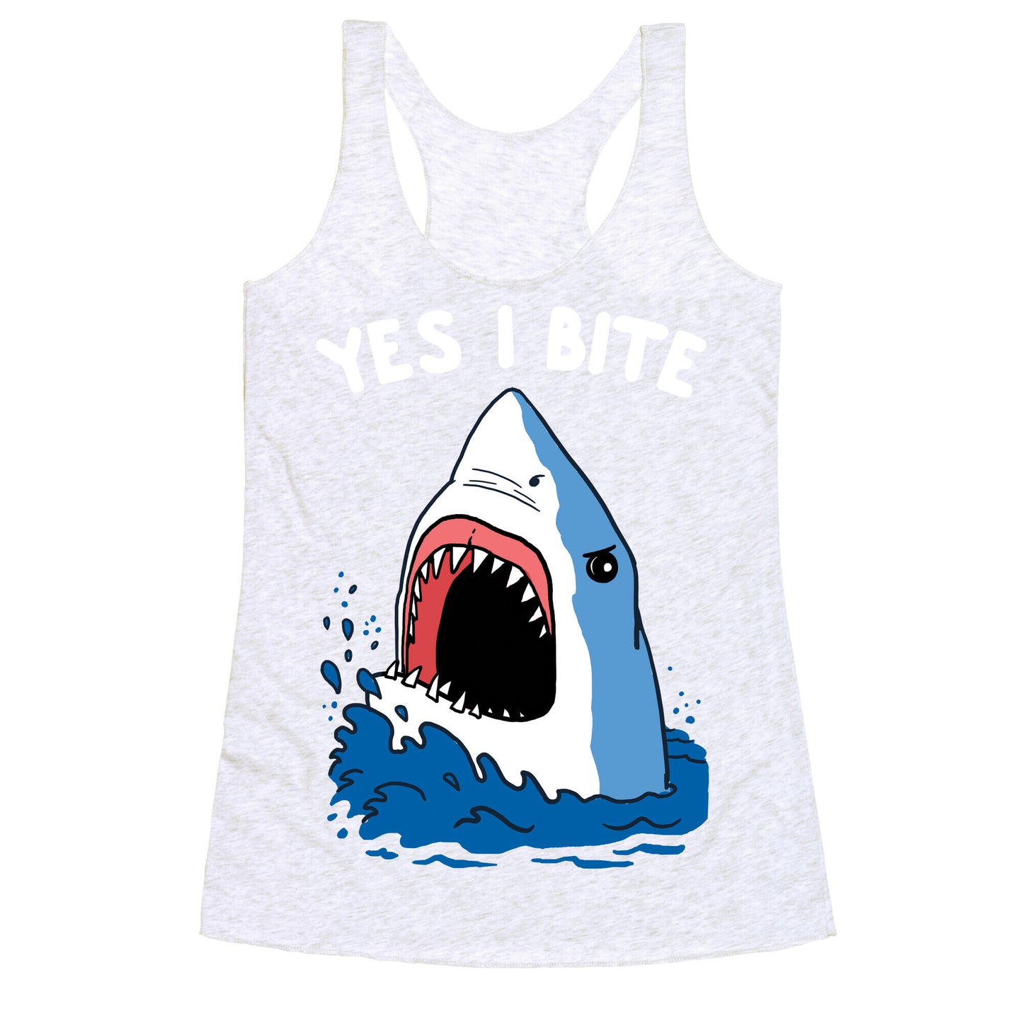 Yes I Bite Racerback Tank