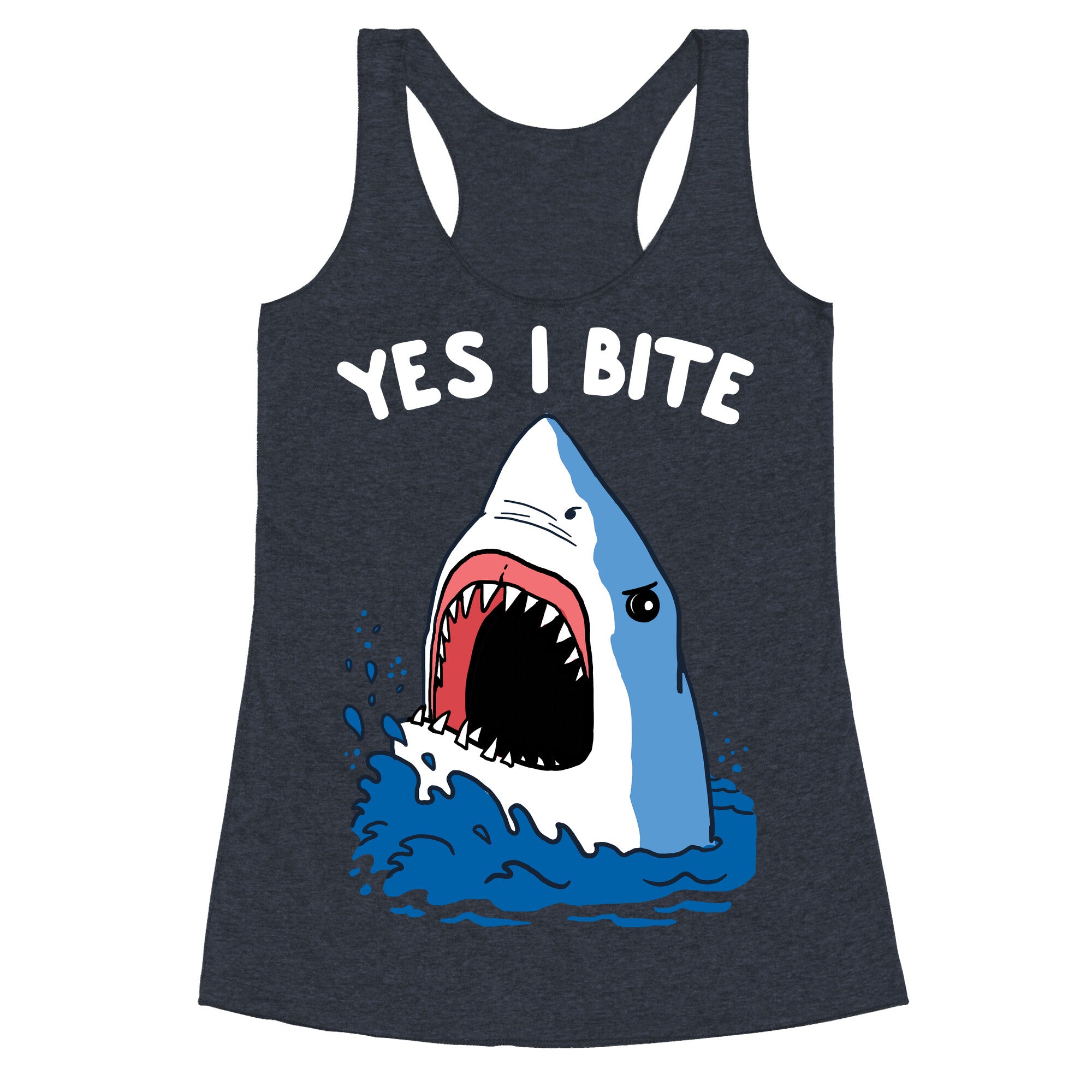 Yes I Bite Racerback Tank
