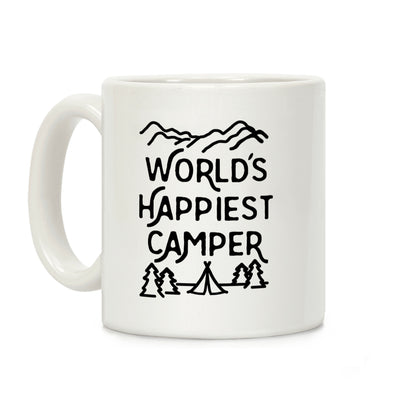 World's Happiest Camper Coffee Mug