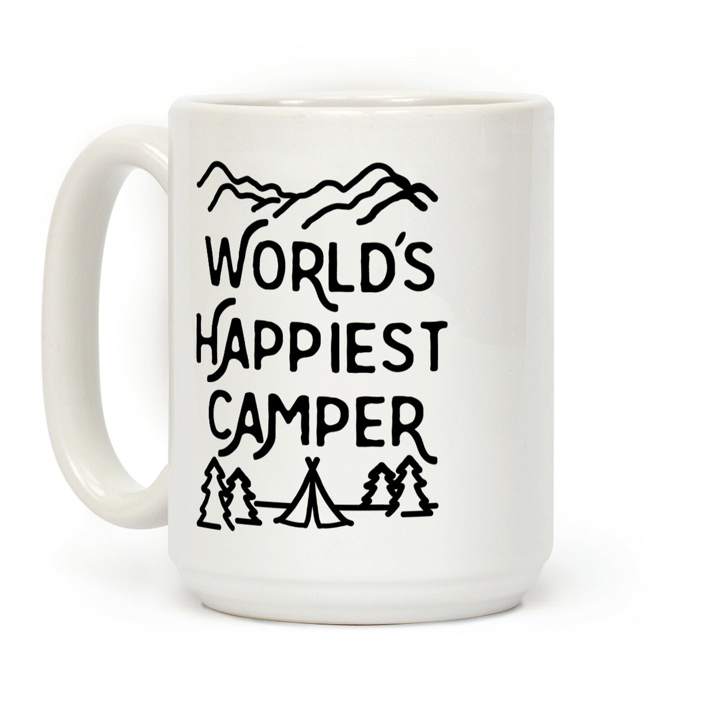 World's Happiest Camper Coffee Mug