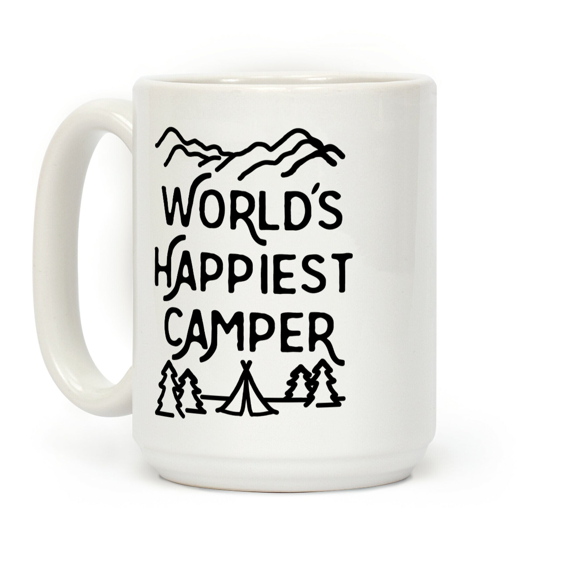 World's Happiest Camper Coffee Mug