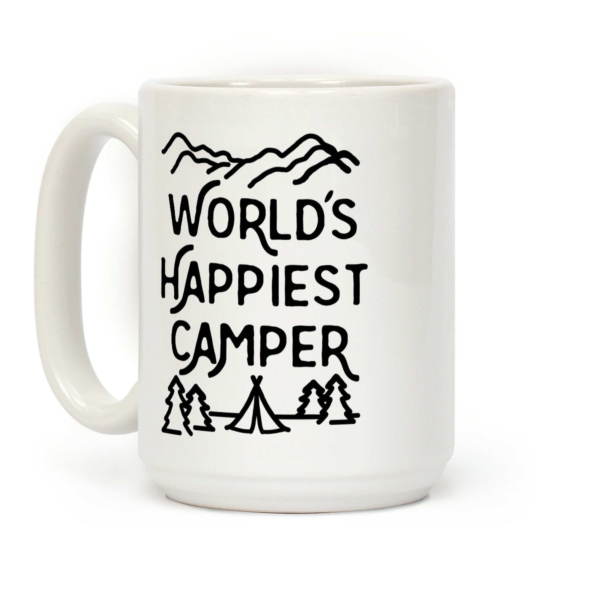 World's Happiest Camper Coffee Mug