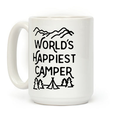 World's Happiest Camper Coffee Mug
