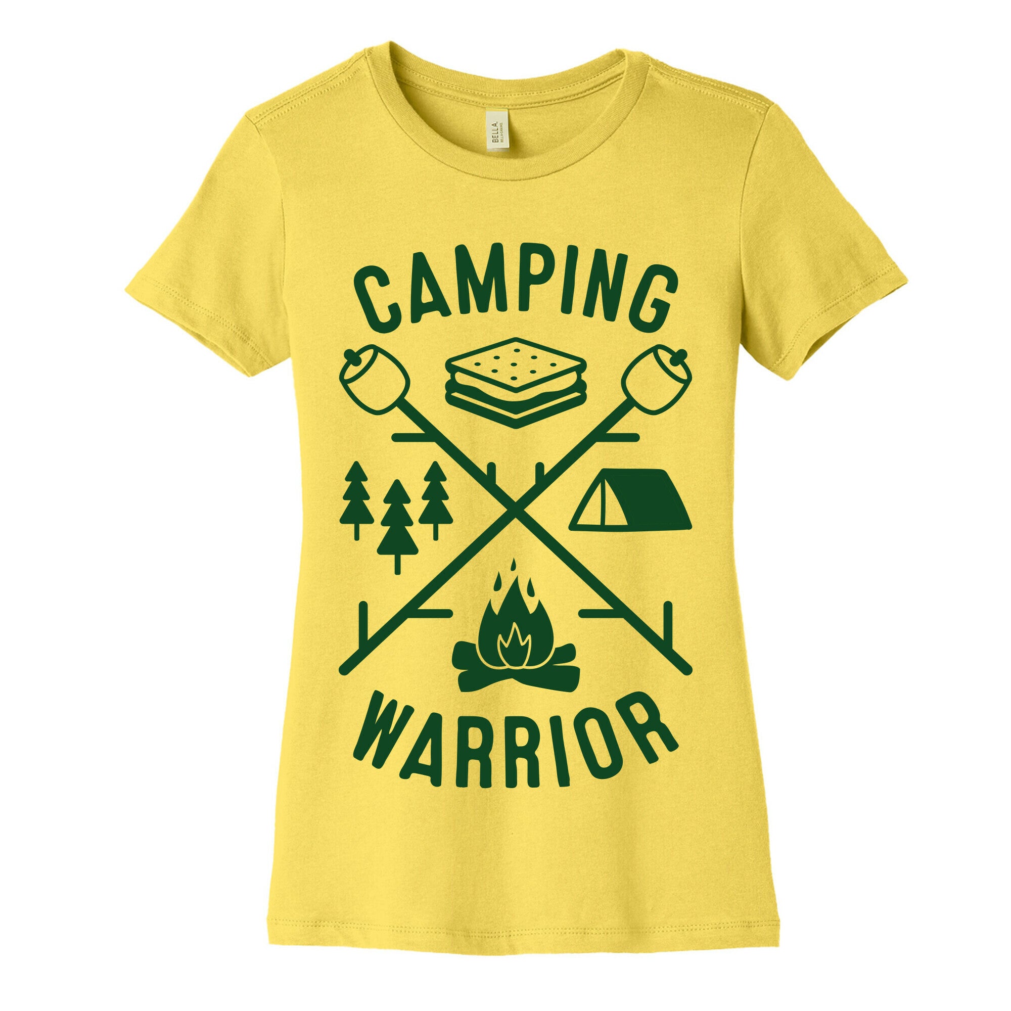 Camping Warrior Women's Cotton Tee