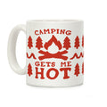 Camping Gets Me Hot Coffee Mug