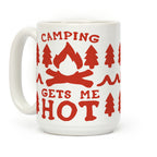 Camping Gets Me Hot Coffee Mug