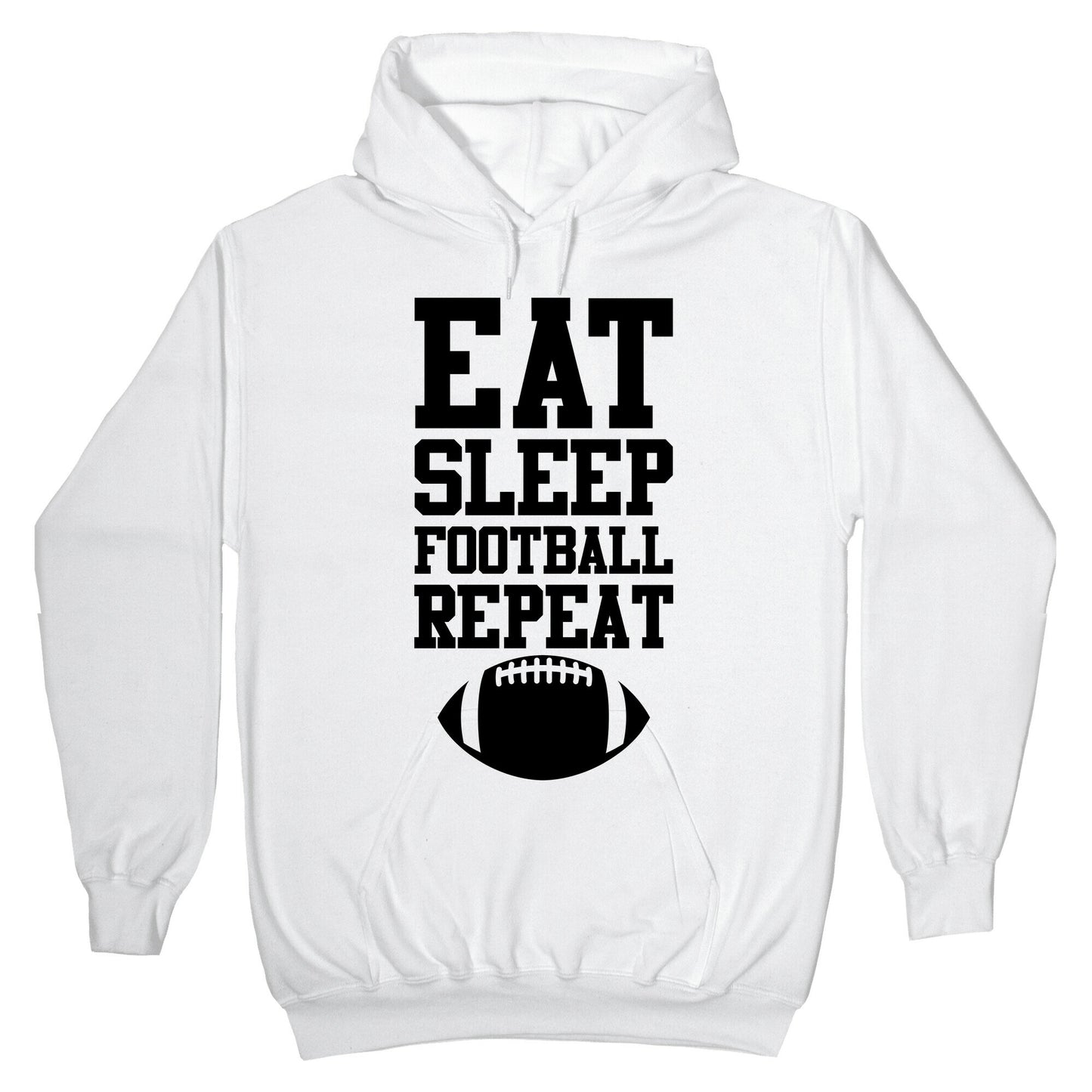 Eat Sleep Football Repeat Hoodie