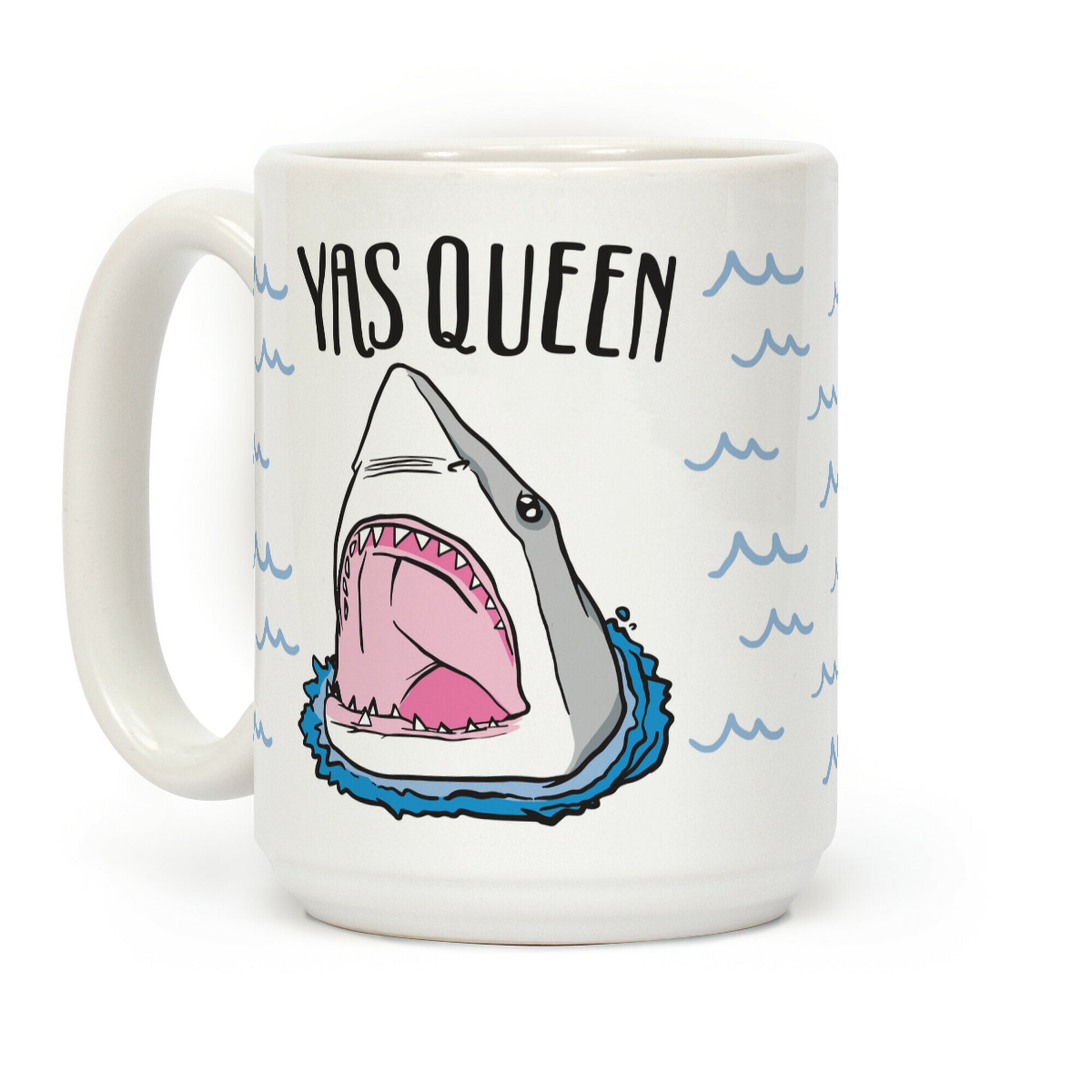 Yas Queen Shark Coffee Mug