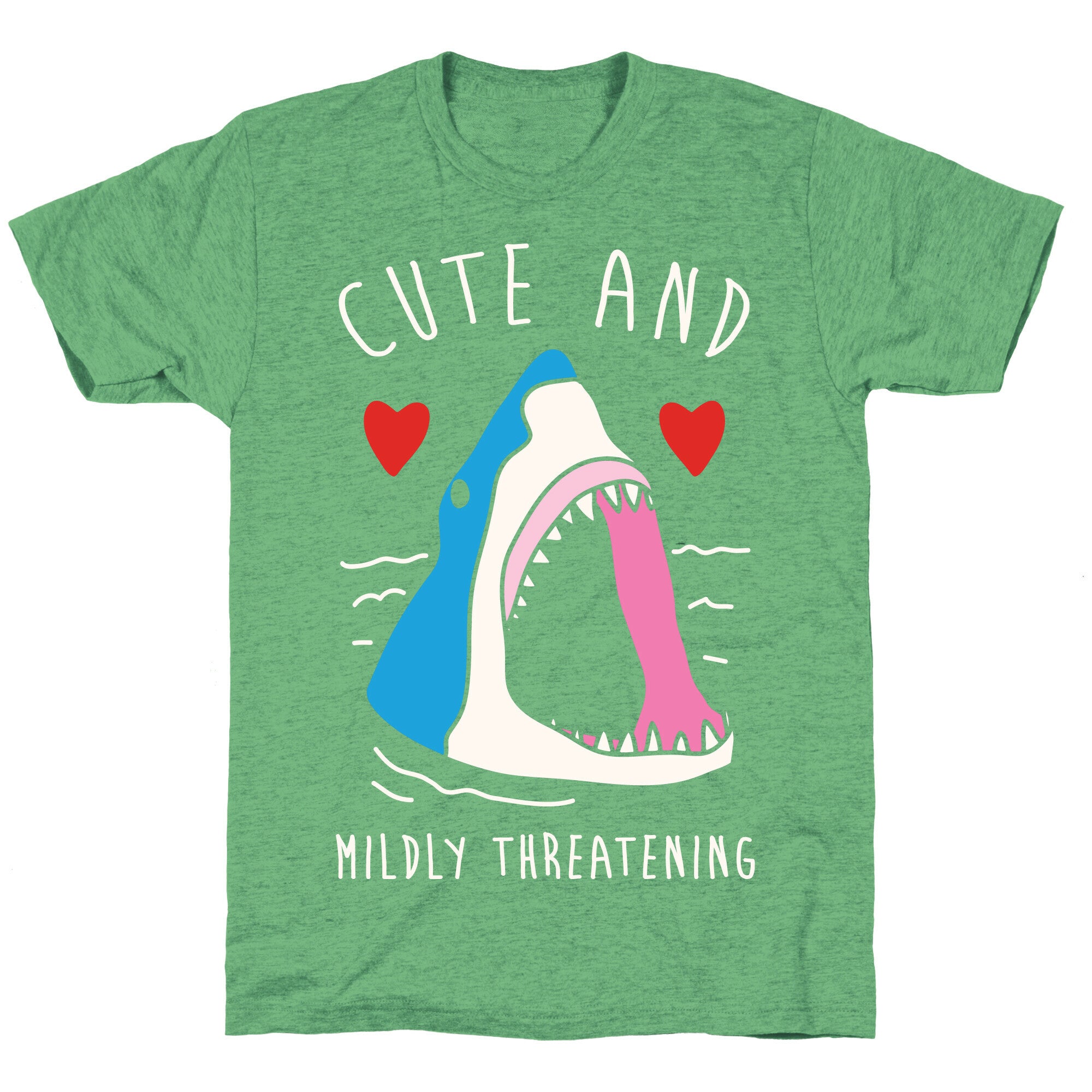 Cute And Mildly Threatening Unisex Triblend Tee