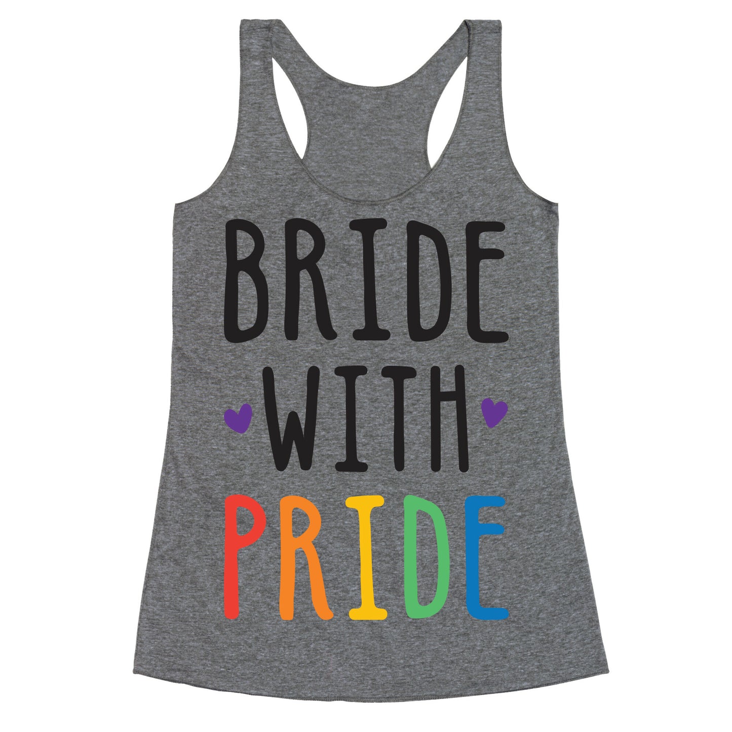 Bride With Pride Racerback Tank