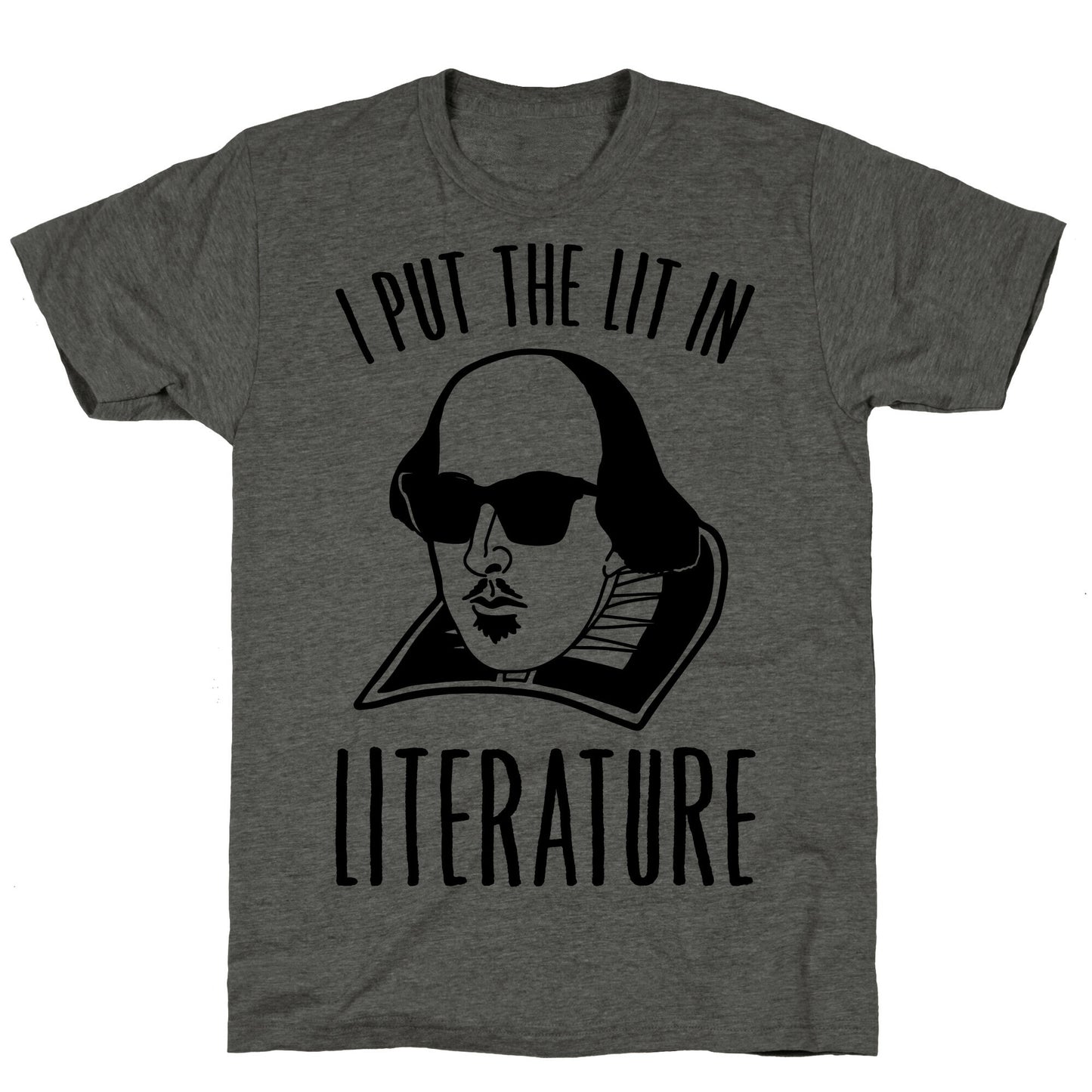 I Put The Lit In Literature Unisex Triblend Tee