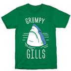 Grumpy Gills Shark (White) T-Shirt