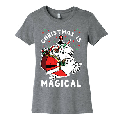 Christmas Is Magical White Women's Cotton Tee