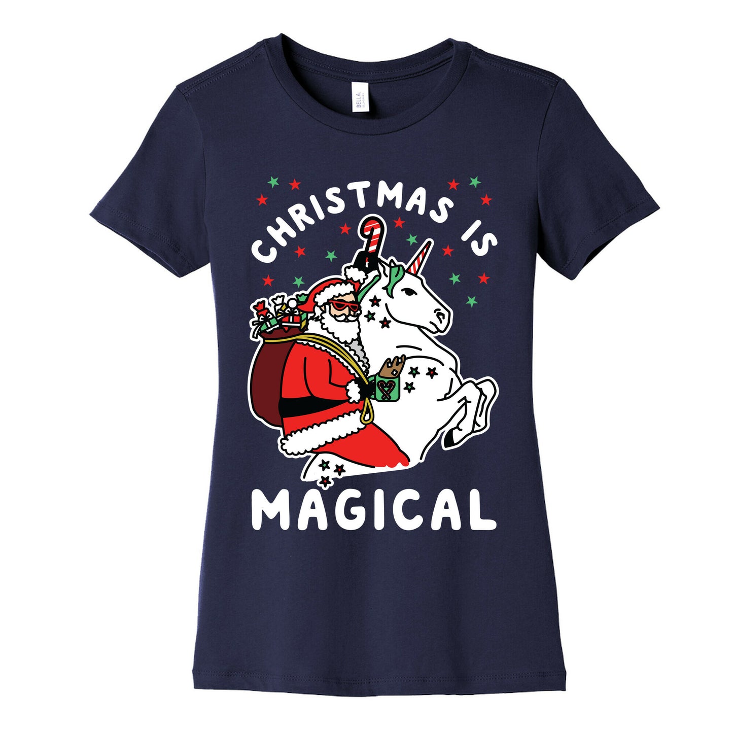 Christmas Is Magical White Women's Cotton Tee