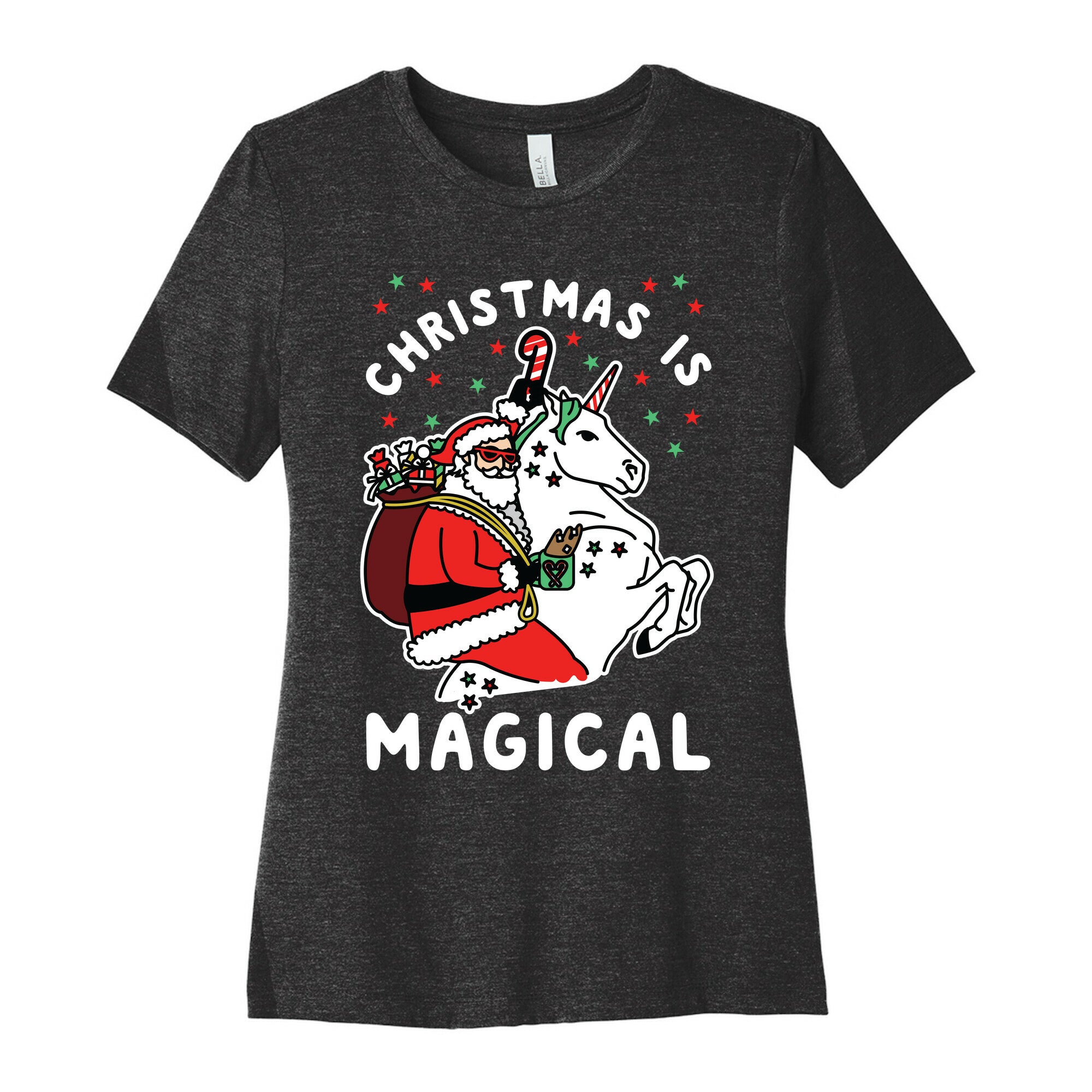 Christmas Is Magical White Women's Cotton Tee