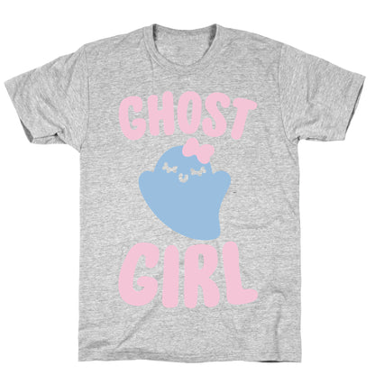 Ghost Girl White Print T-Shirt
