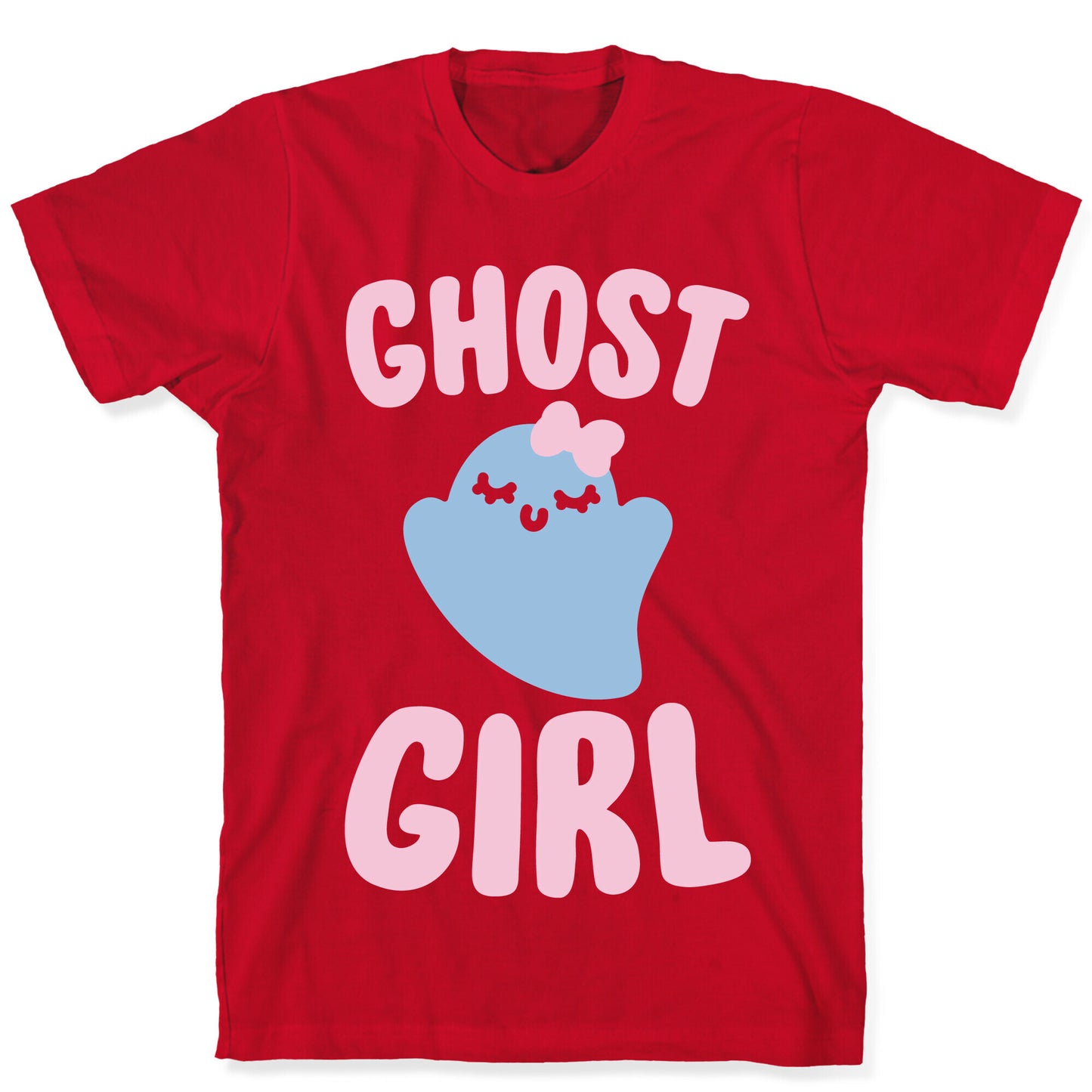 Ghost Girl White Print T-Shirt