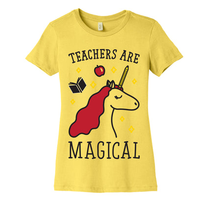 Teachers Are Magical Women's Cotton Tee
