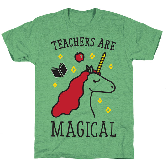 Teachers Are Magical Unisex Triblend Tee