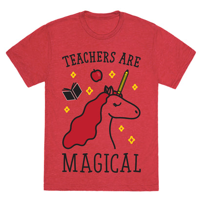 Teachers Are Magical Unisex Triblend Tee