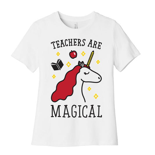 Teachers Are Magical Women's Cotton Tee