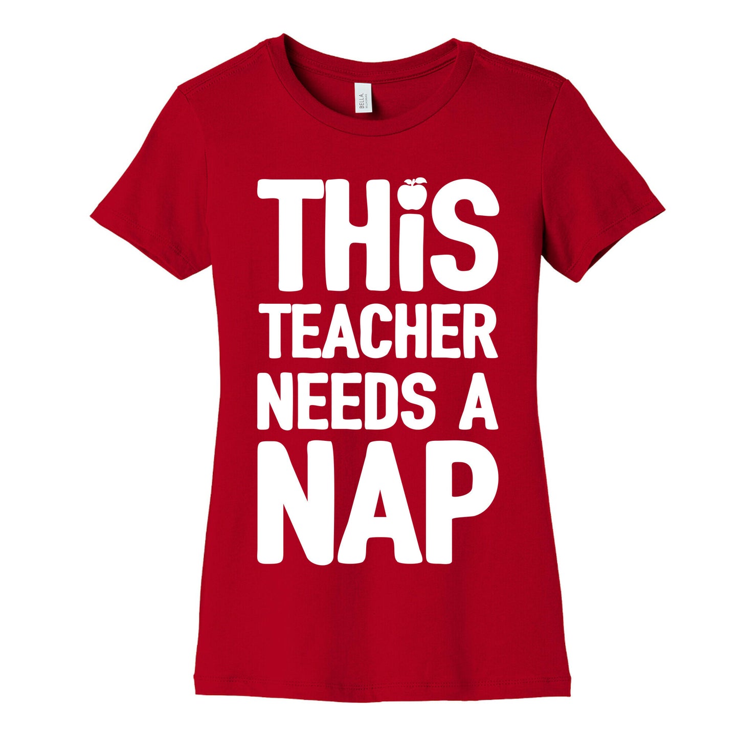 This Teacher Needs A Nap Women's Cotton Tee