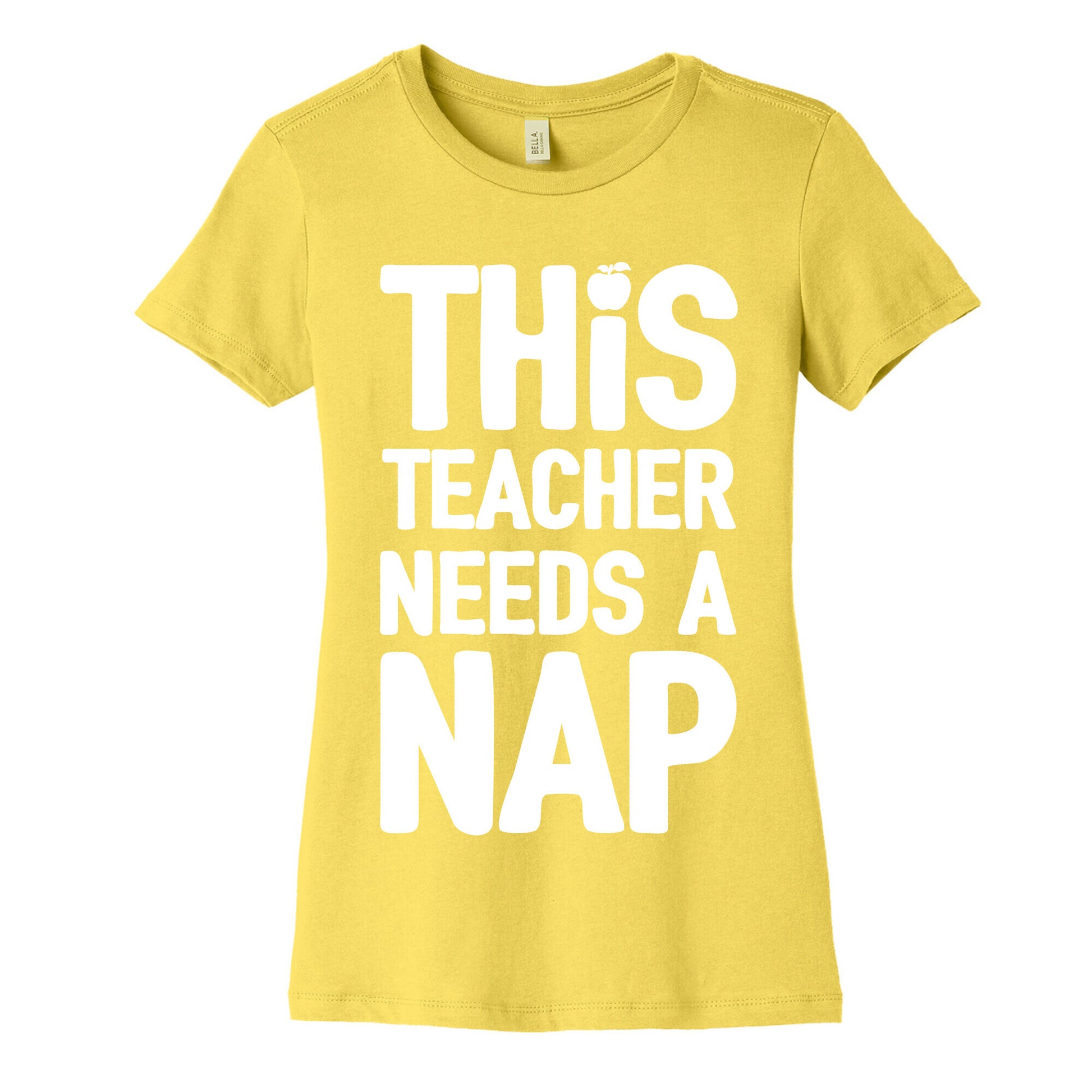 This Teacher Needs A Nap Women's Cotton Tee