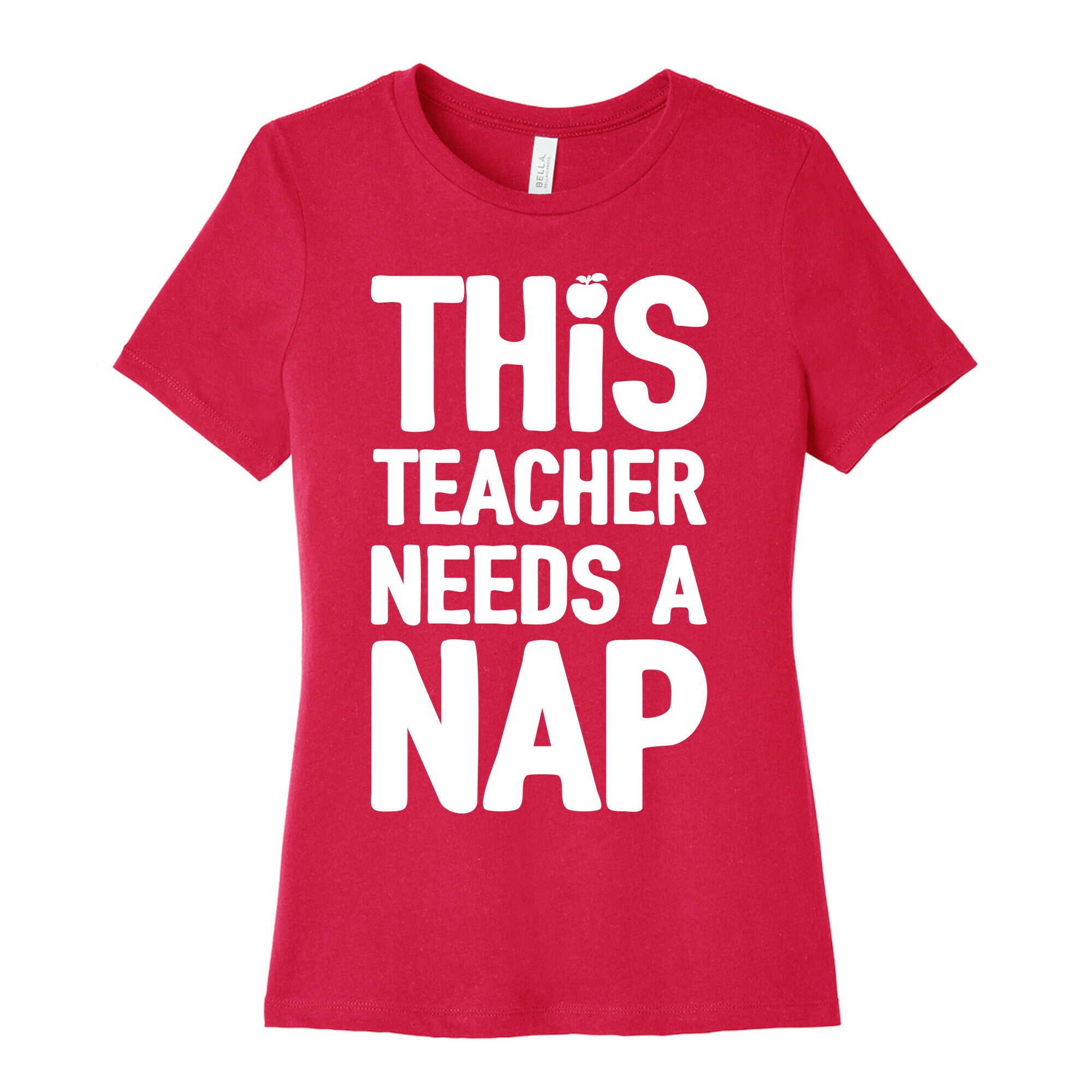 This Teacher Needs A Nap Women's Cotton Tee