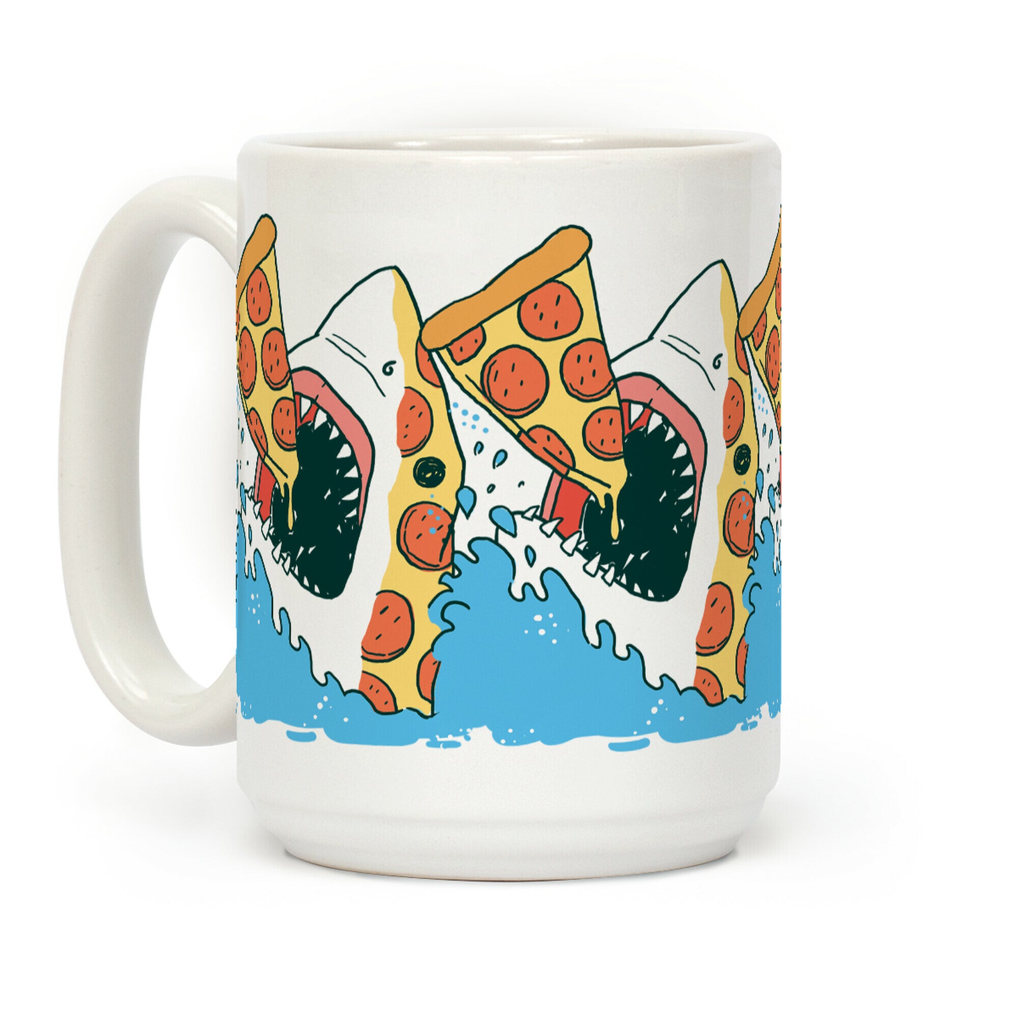 Pizza Shark Coffee Mug