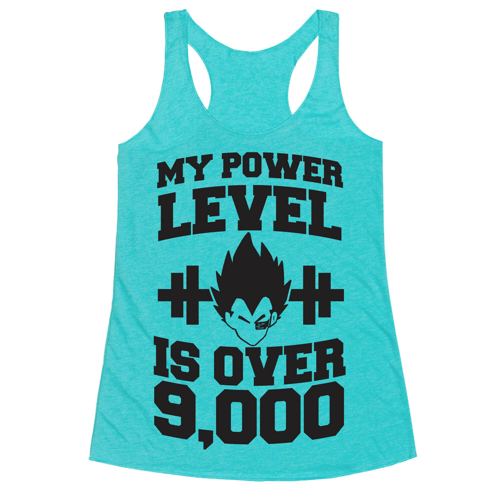 My Power Level is Over 9,000 Racerback Tank